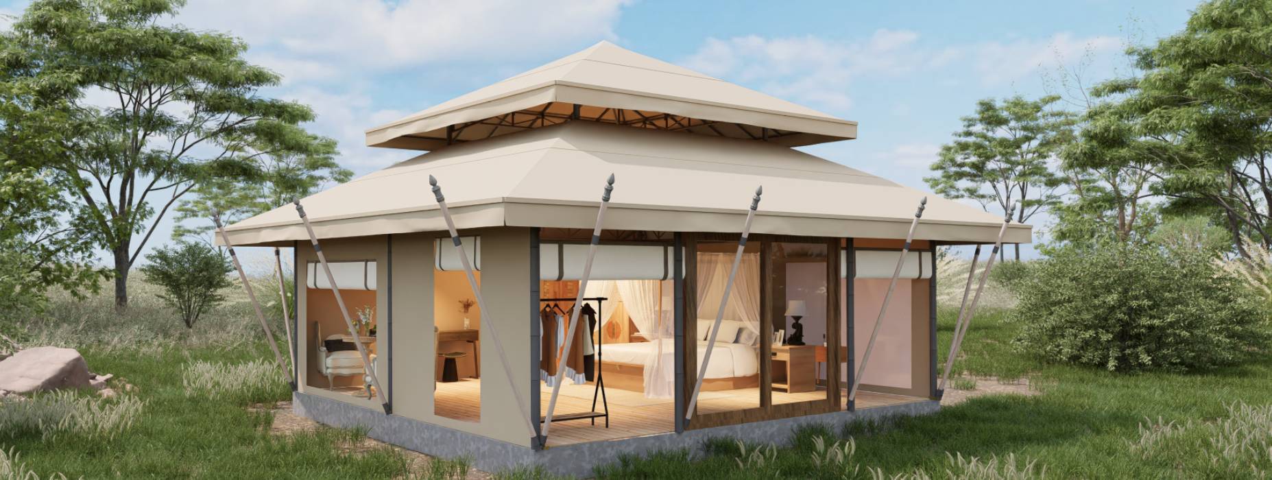 元宝山区户外野奢帐篷